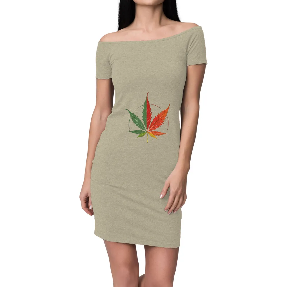 Custom Tee Shirts: Vibrant Reggae Leaf Design|red white and bbq shirt