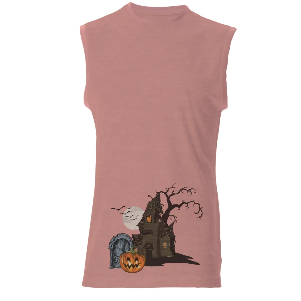 TShirt Design: Haunted House Halloween Spooktacular|bleach halloween shirts dollar tree