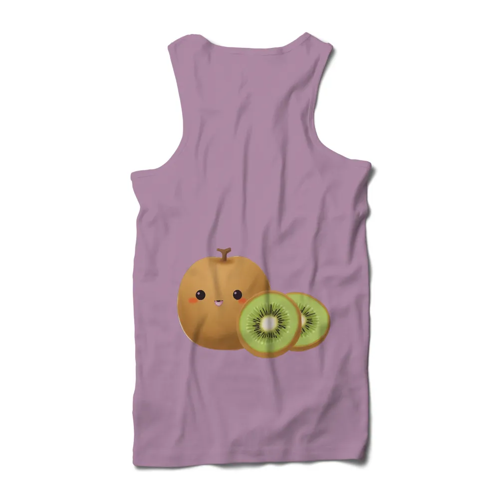 TShirt Printing: Kiki the Kiwi Fruit - Cheerful Adventure|kiwi graffiti