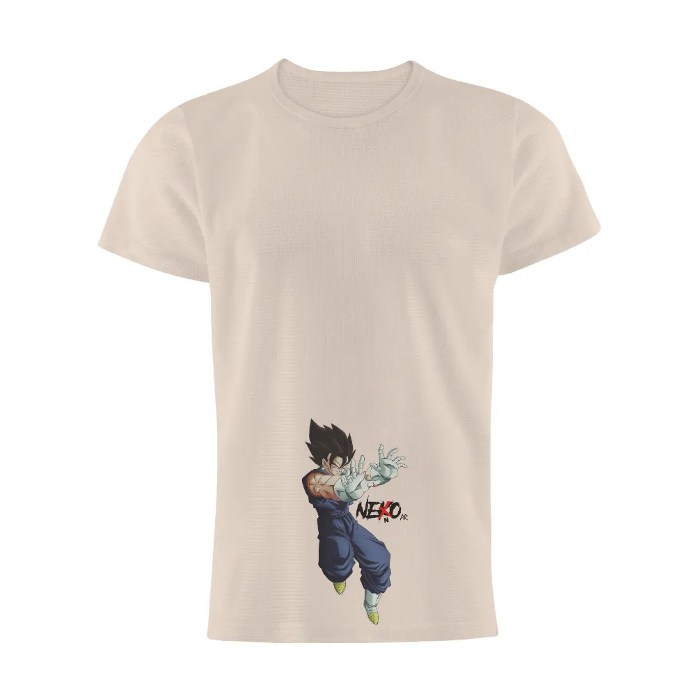 Tee Shirts Printed: Iconic Anime Hero - Strength and Perseverance|battle scratch shirt