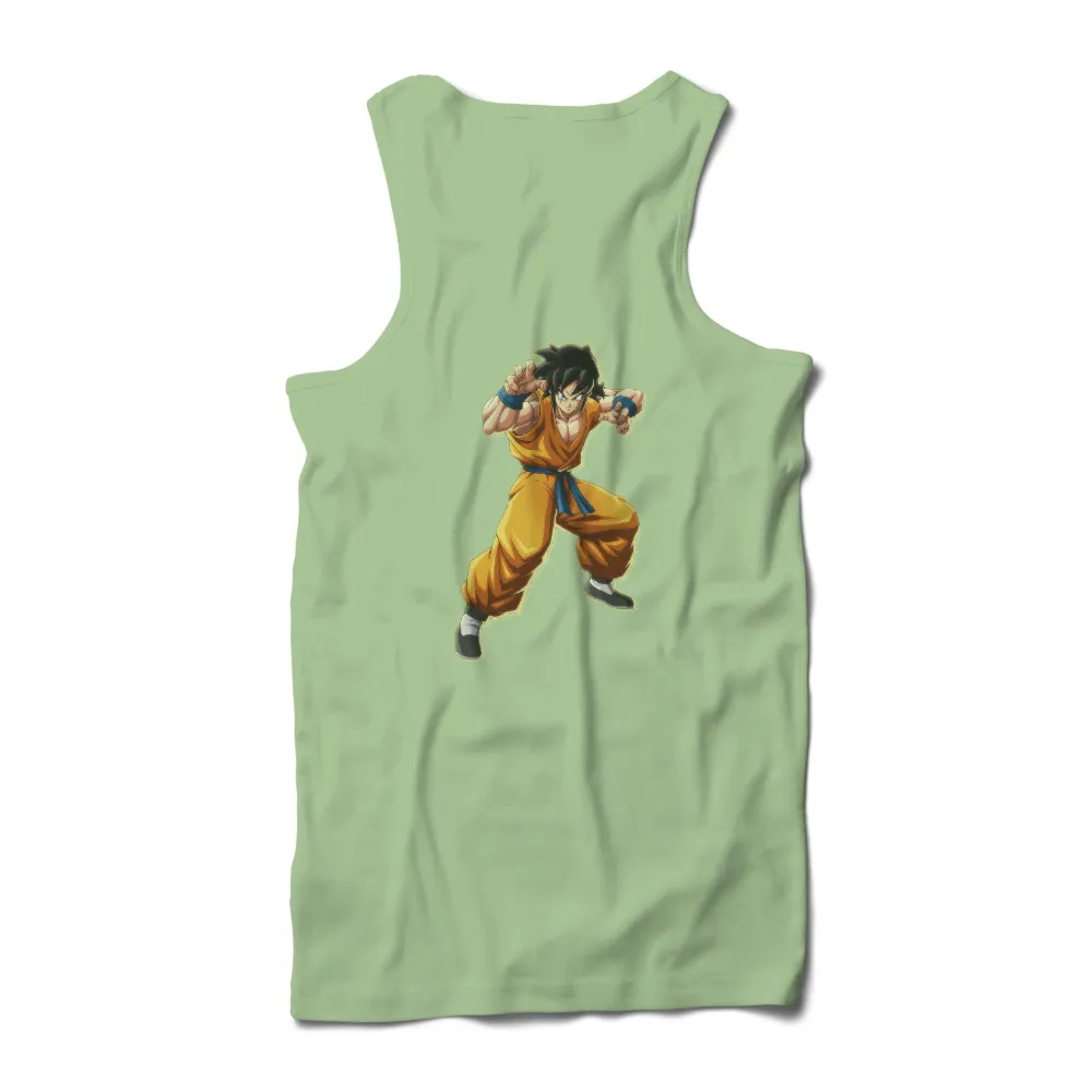 T-Shirts Design: Goku's Determination - Anime Warrior|adventure time star wars shirt