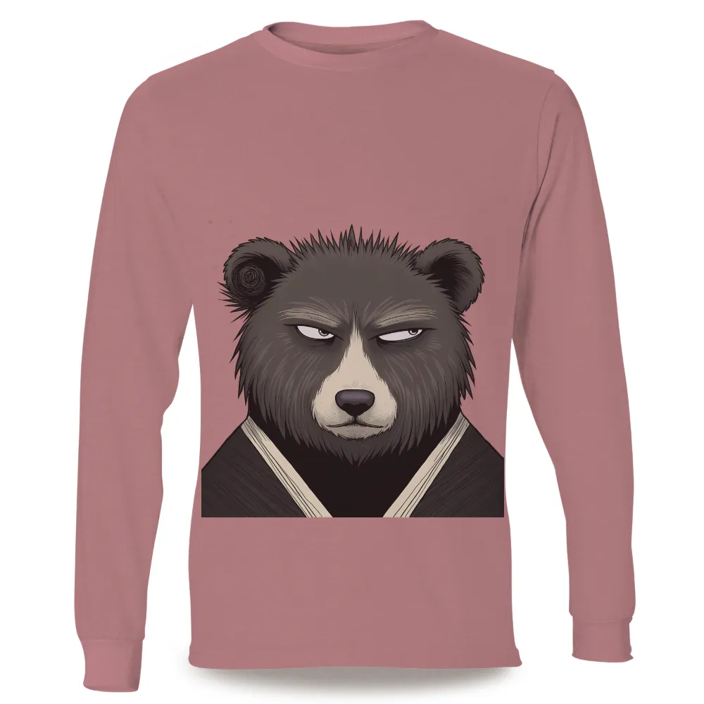 Shirts Graphic Tees: Boris the Bear - Urban Nature Fusion|t shirt painting on nature