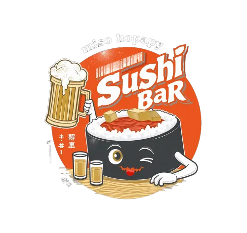 T-Shirts Custom: Sushi-chan Beer Party | Funny & Quote Tees