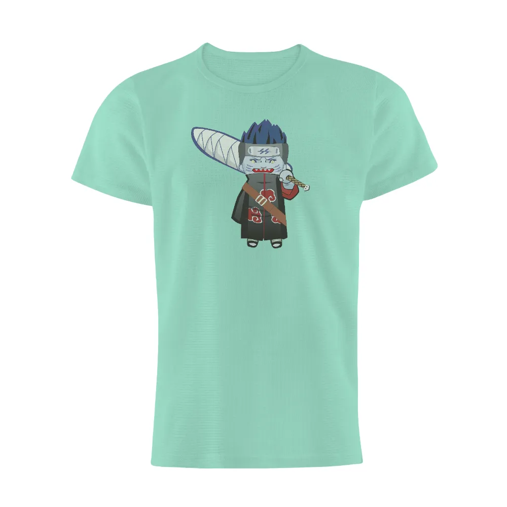 Customized Tee Shirts: Chibi Zabuza from Naruto|black cartoon friends shirt