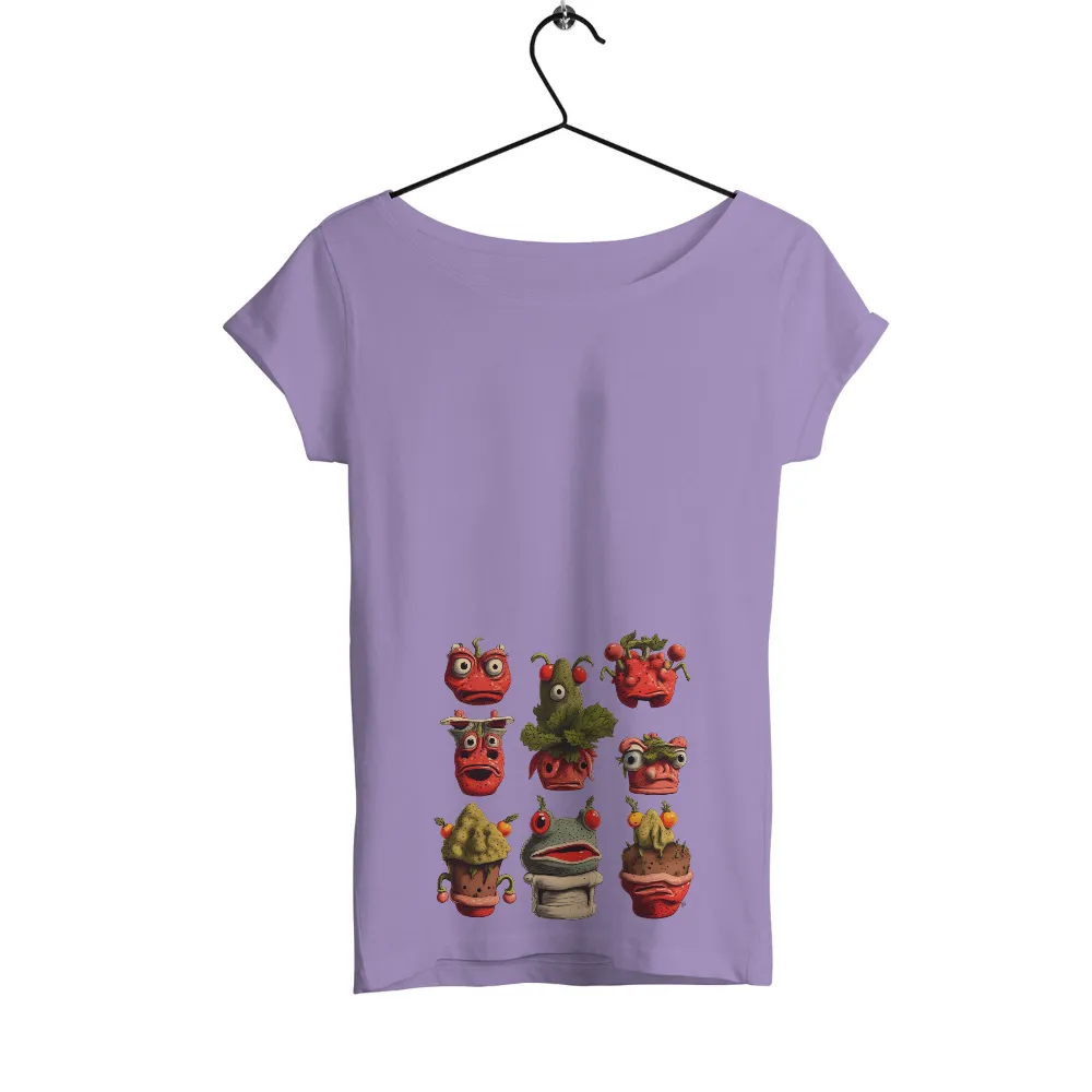 Tee Shirts Printed: Quirky Anthropomorphic Vegetables|quirky t shirts for ladies