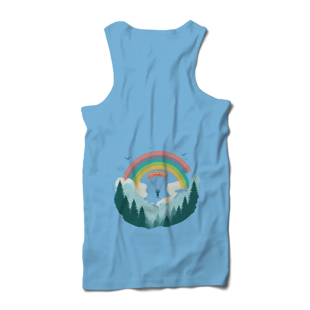 Custom Adventure Parachute Rainbow Design - Capture the Thrill of Exploration|rainbow t shirt tesco