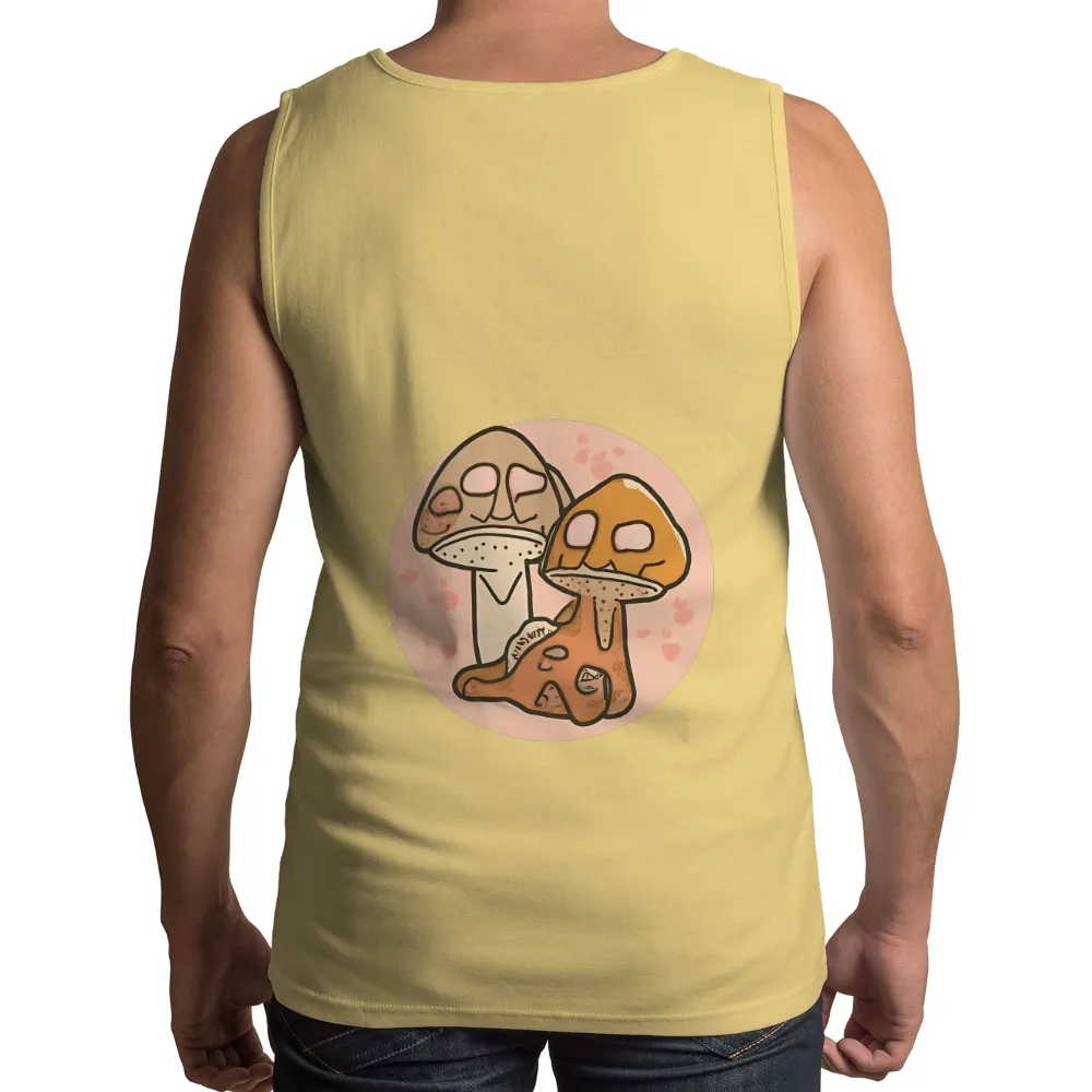 Whimsical Mushrooms: A Love Story in T-Shirts Design|love for 3 shirts damar