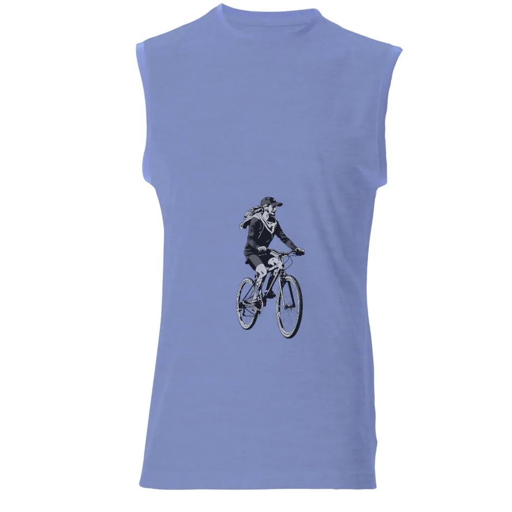 TShirt Design: Embrace Freedom with Bicycle Silhouette|cycling shirt splatoon