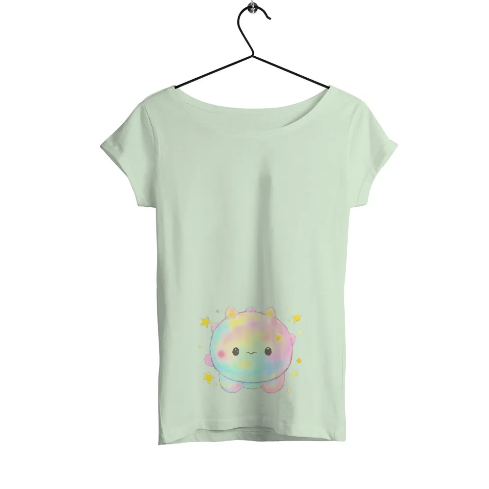 Whimsical Pastel Character with Vibrant Patterns|happy mother's day shirt ideas