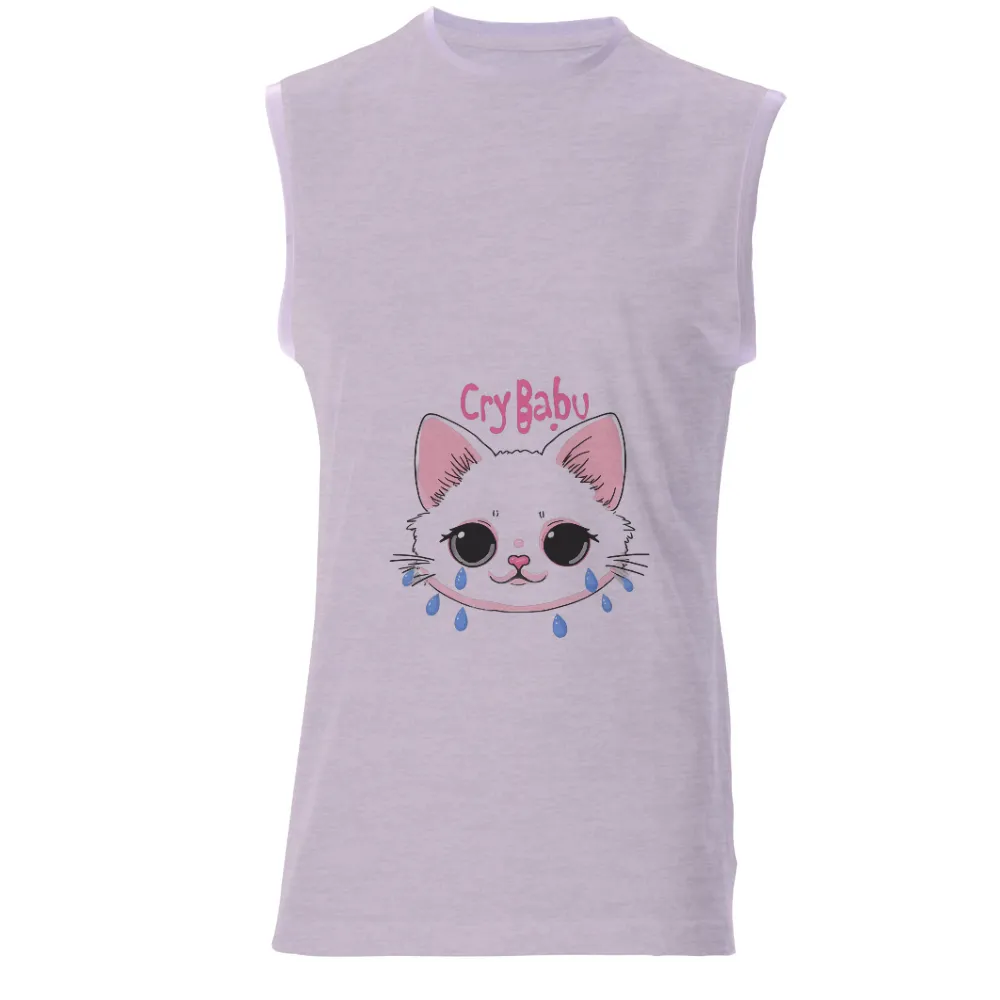 Emotional and Quirky 'Cry Babu' Design: A Unique Artwear Creation|cute roblox t shirt pink