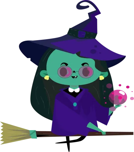 T-Shirts Custom: Enchanting Witch with Crystal Ball