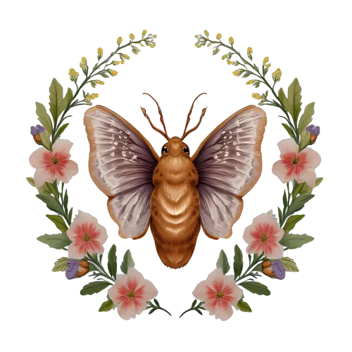 TShirt Design: Aurora's Transformation - Butterfly Beauty