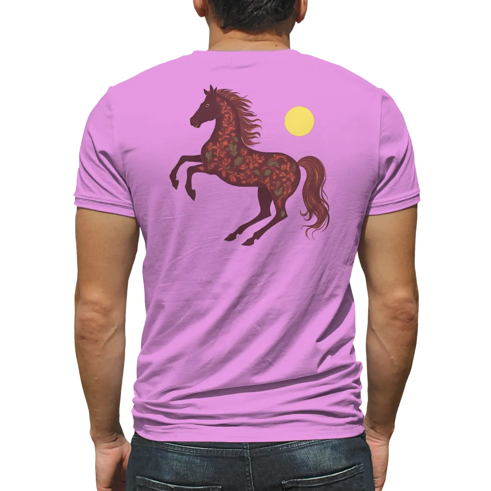 Shirts Graphic Tees: Horse of Nature - Artistic Design|big star tee animal crossing