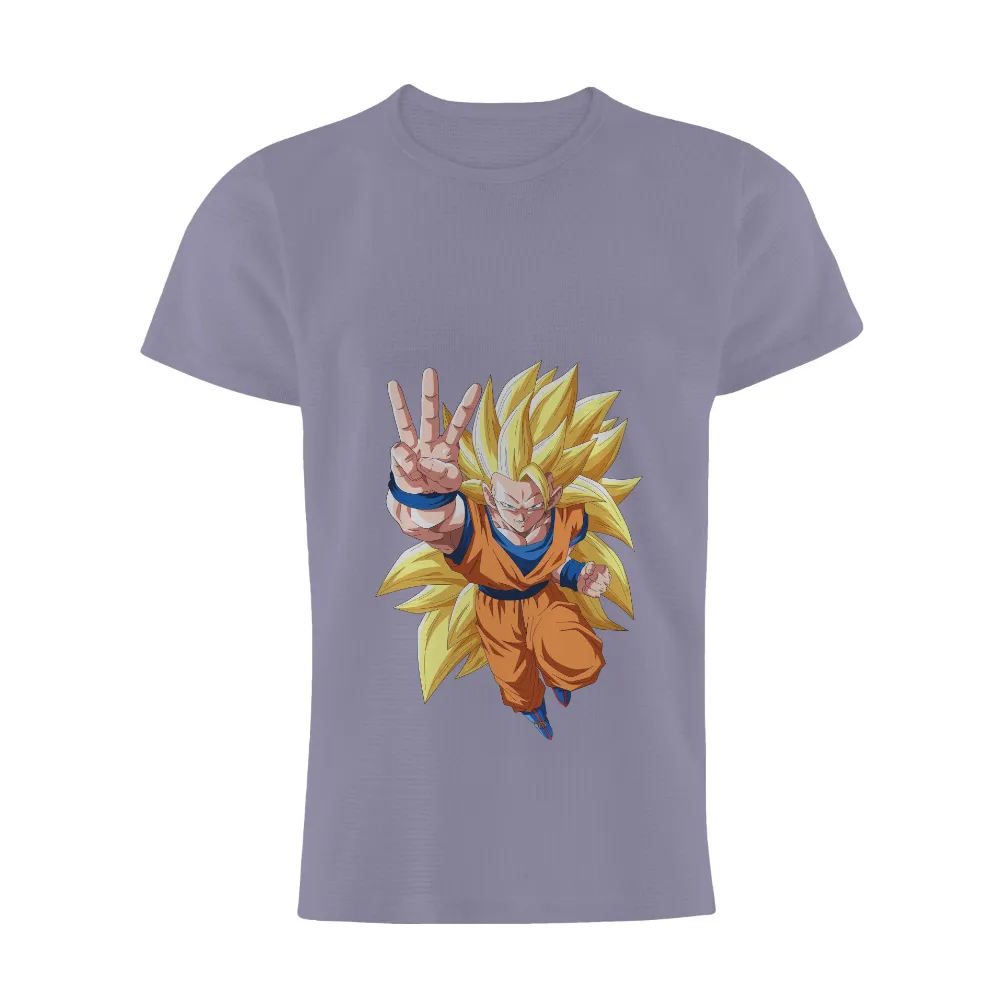 T-Shirts Pattern: Goku's Super Saiyan Transformation|mom to the 4th power shirt