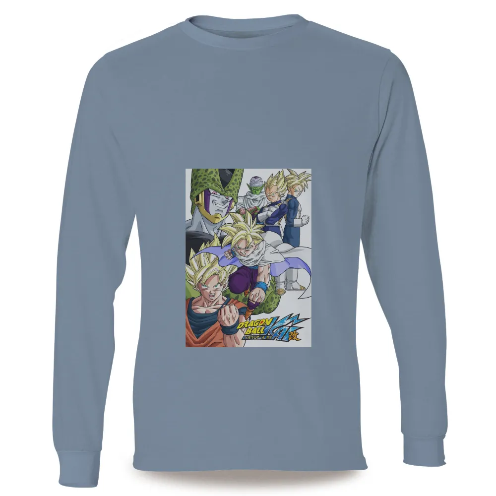 Tee Shirt Printing: Dragon Ball Z Kai Warriors in Action|vegeta t shirt hot topic