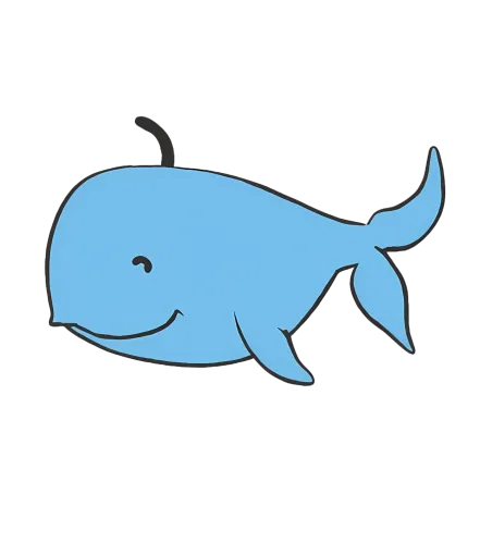 Custom T-Shirt Printing: Embrace the Ocean's Serenity with a Friendly Blue Whale