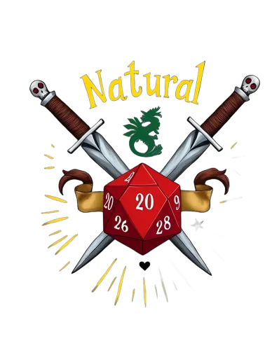 Tee Shirts Printed: Natural 20 - Gaming Adventure