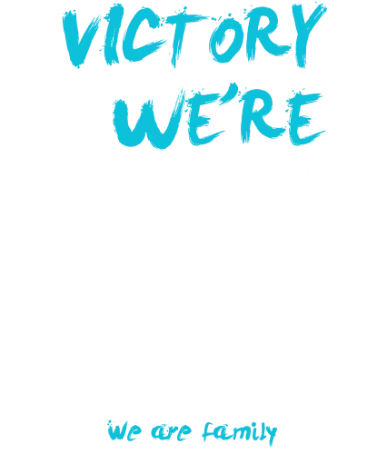 T-Shirts Pattern: Victory We're - Celebrate Together