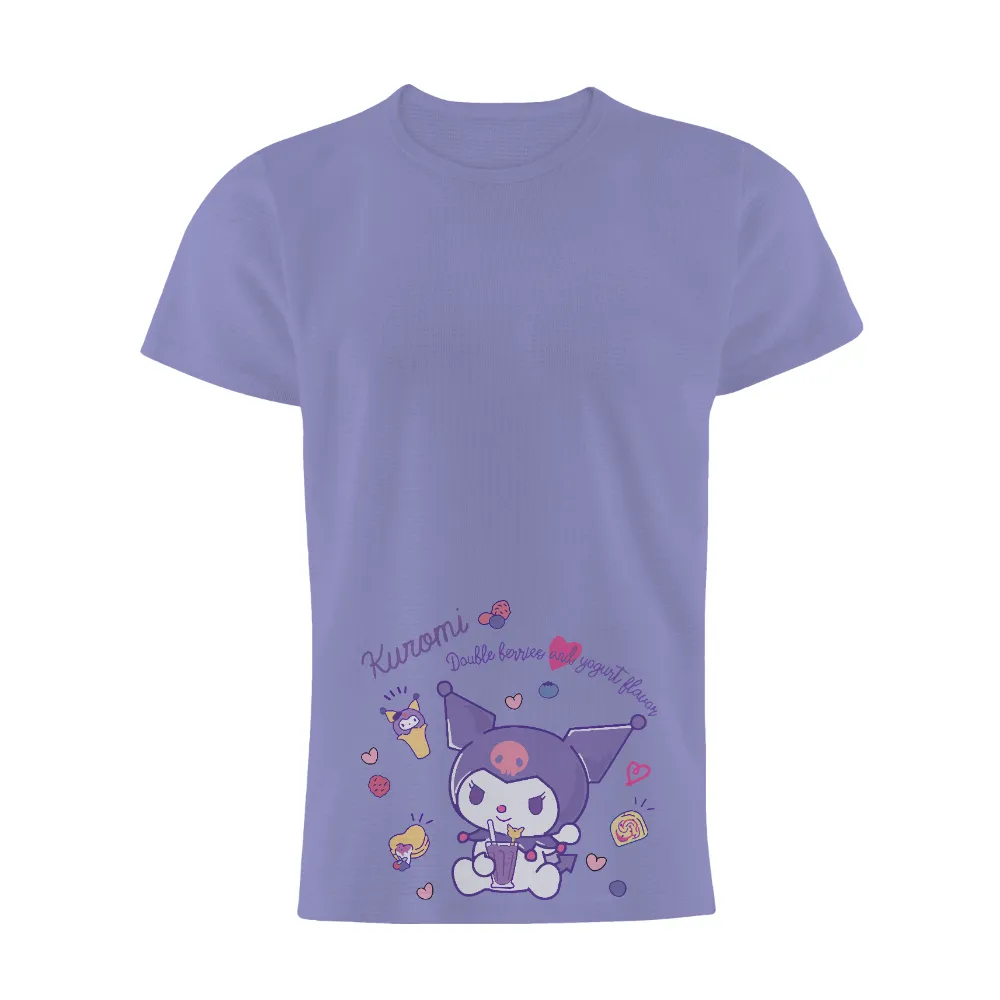 T-Shirts Custom: Kuroni's Sweet Joy with Double Berries and Yogurt Shake|cute valentine tees