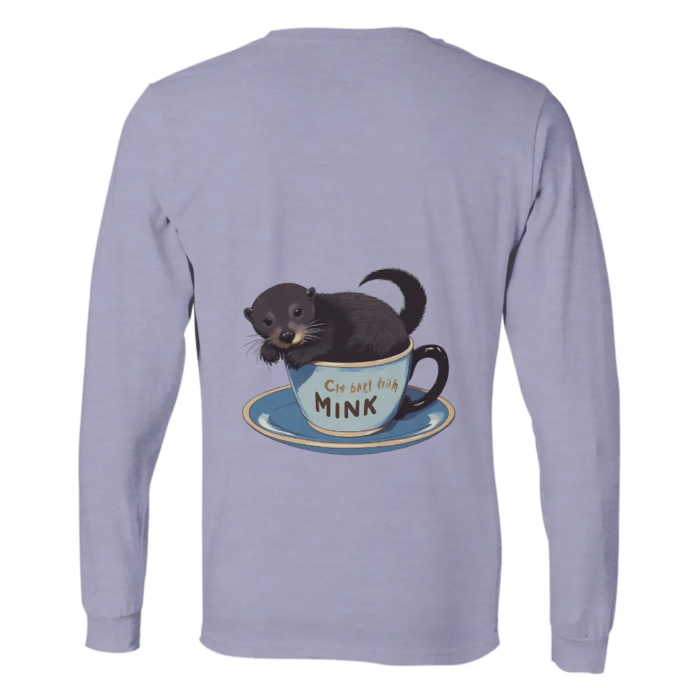 Milo's Teacup Adventure - T-Shirt Printing|time and tru women's knit cozy button front shirt