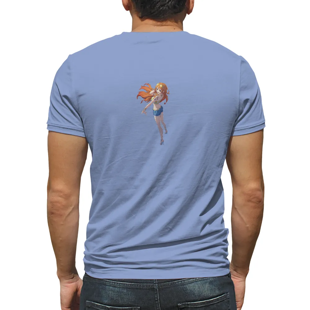 Custom T-Shirt Printing: Nami from One Piece - Anime Adventure|t shirt roblox one piece