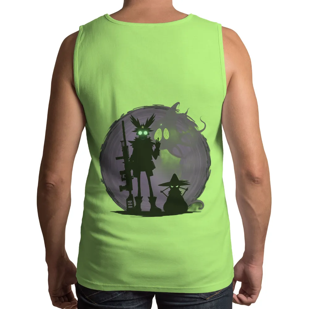 Customized Tee Shirts: Explore the Realm of Zephyr with Mysterious Silhouette and Glowing Eyes|battle tested warrior queen shirt