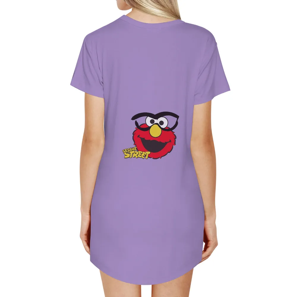 T-Shirts Custom: Elmo's Cool Transformation with Sunglasses|modern street art