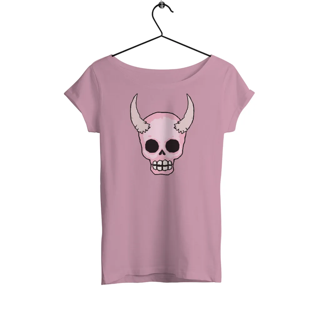 Pink Skull T-Shirt Printing: A Symbol of Beauty and Rebellion|animal crossing skull shirt