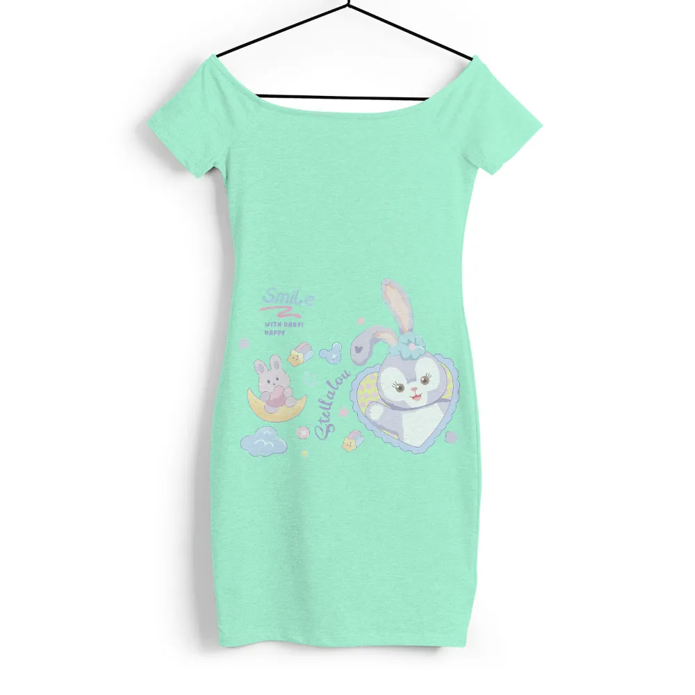 TShirt Printing: Smile with Bobbi & Bobby - Whimsical Bunny Design|roblox t shirt bunny