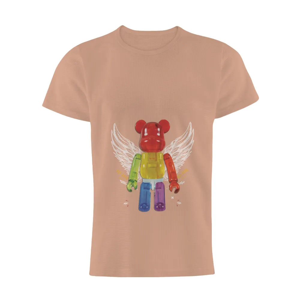 Custom T-Shirt Printing: Rainbow Bear - Symbol of Joy and Unity|matt luff detroit red wings