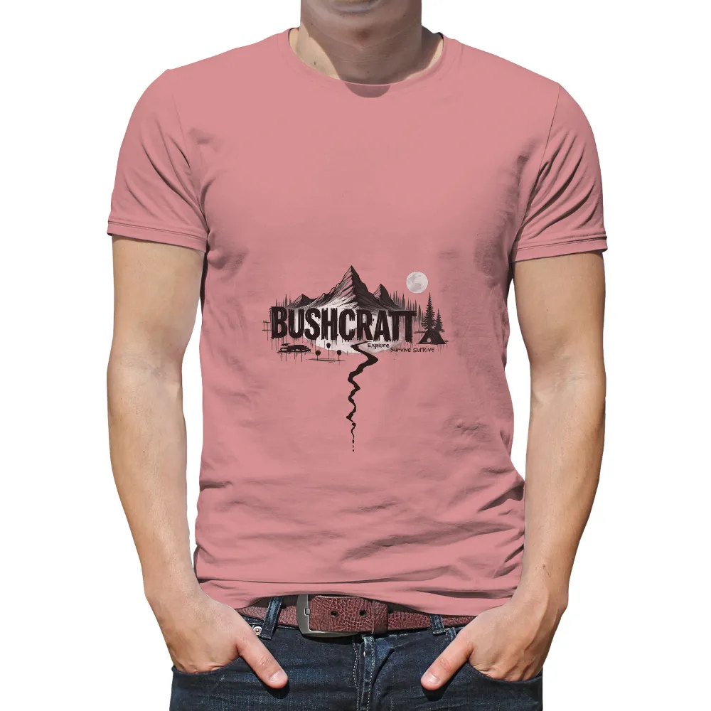 Bushcraft Shirts Graphic Tees: Explore, Survive, Thrive|adventure time star wars shirt