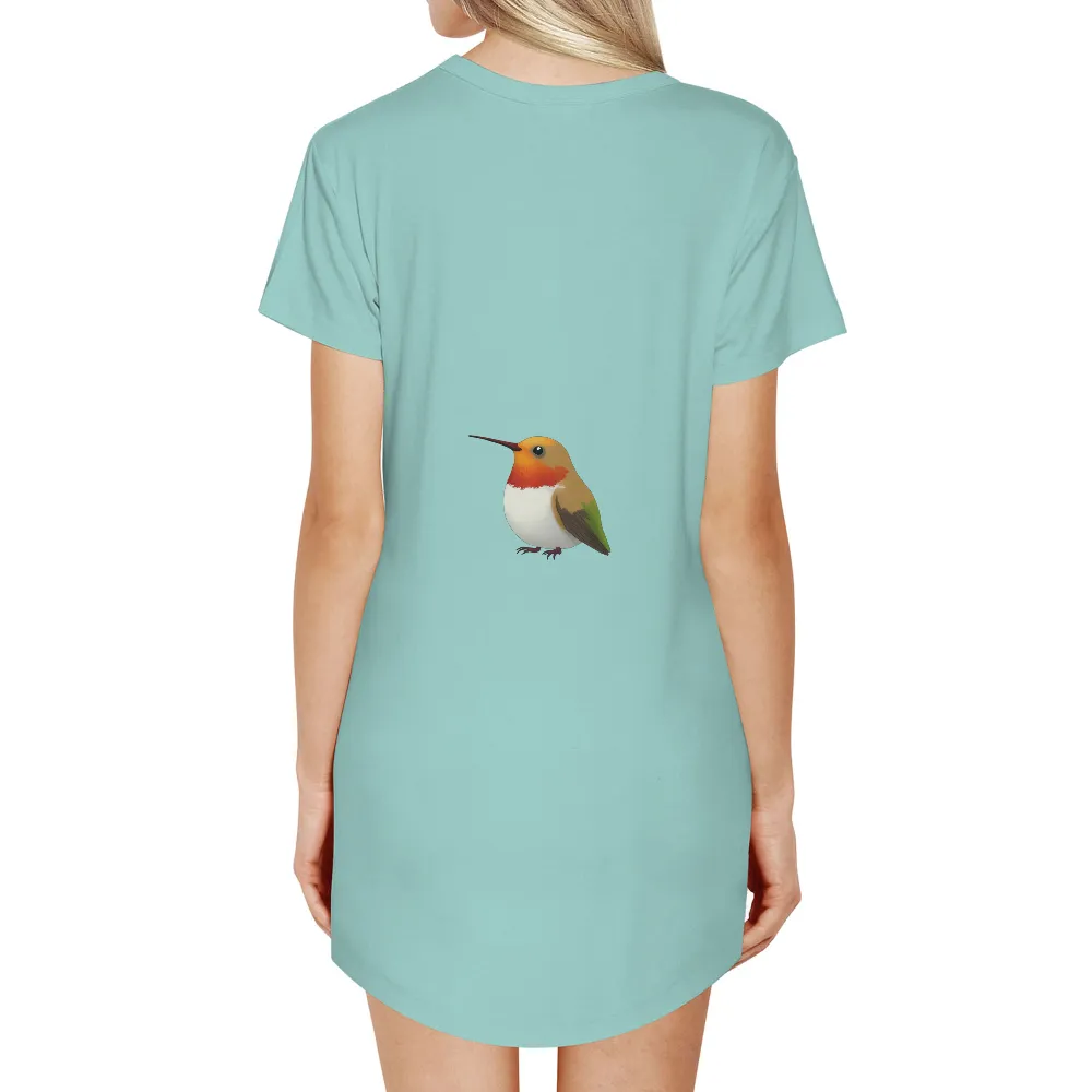 TShirt Design: Robin - Nature's Simple Pleasures|bird on the money all over print tee