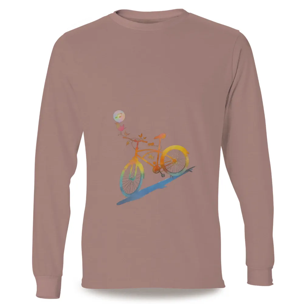 Rainbow Bicycle: A Journey of Joy and Freedom - T-Shirts Pattern|rainbow pride shirt womens