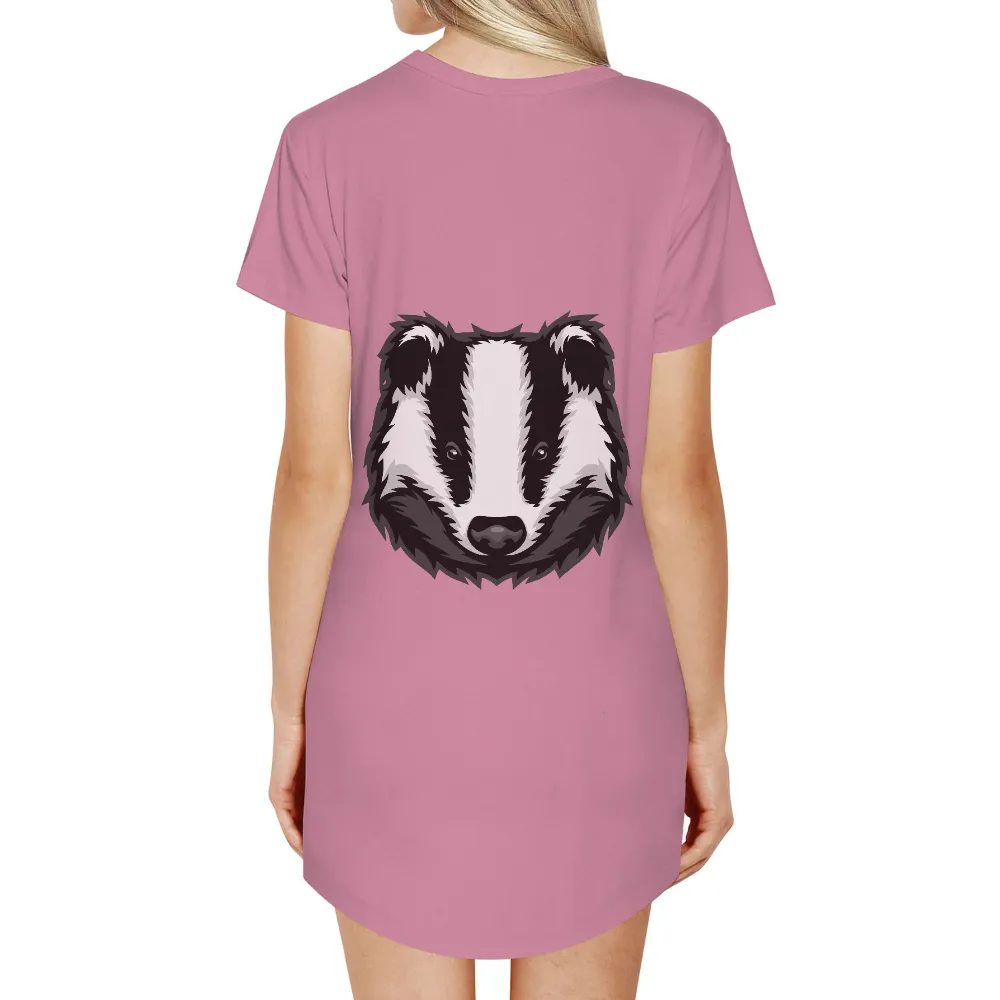 T-Shirts Custom: Thorne the Wise Badger - Artistic Designs|music fest shirt animal crossing