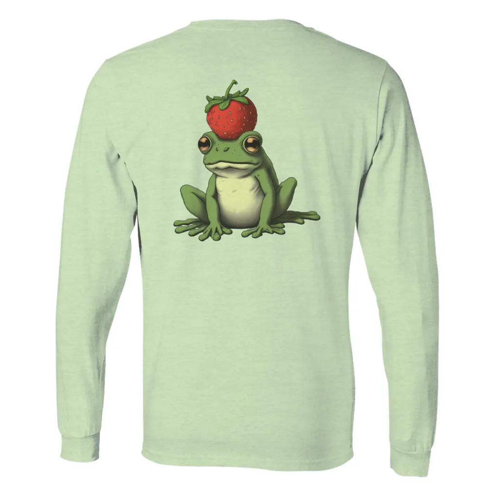 Frog with Strawberry T-Shirt Printing: Whimsy and Playfulness|strawberry shirt hot topic