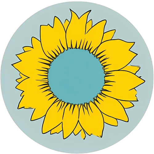 Custom Tee Shirts: Sunflower Joy - Artistic Designs