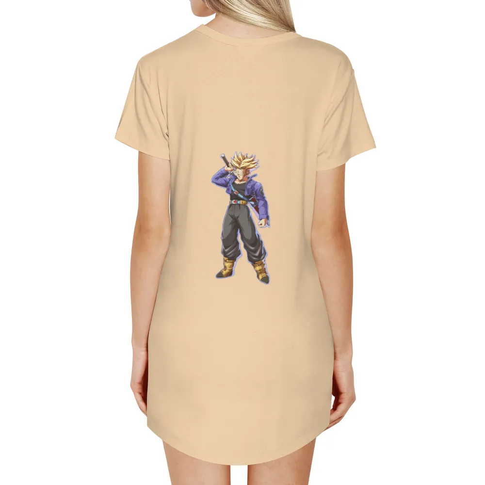 Trunks Super Saiyan TShirt Printing - Anime Inspired Design|traditional mardi gras shirt