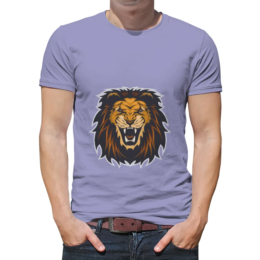 Custom Tee Shirts: Embrace Your Inner Lion with Strength and Courage|t shirt design for sinulog