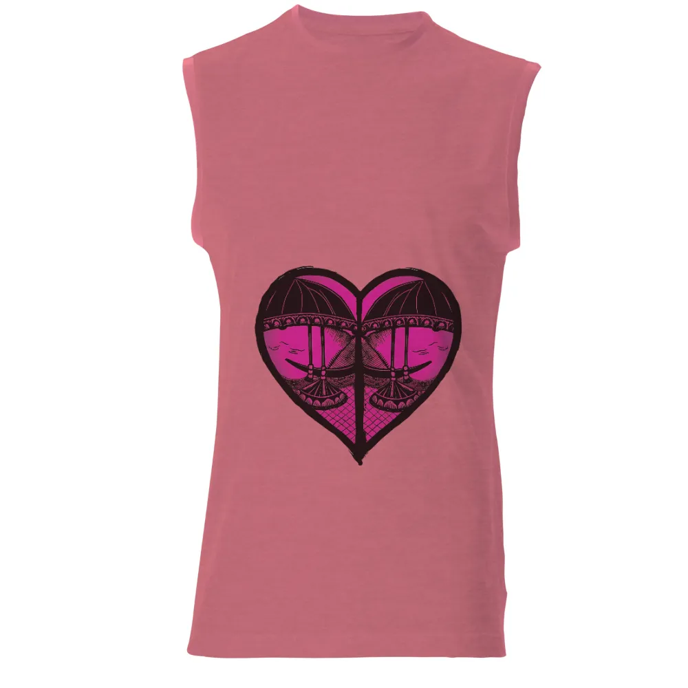 Customized Tee Shirts: Heart-Shaped Design of Sisters' Bond|rynoskin total insect protection shirt