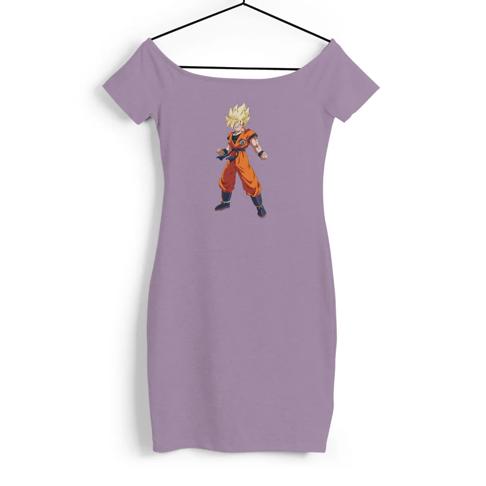 T-Shirts Custom: Goku Super Saiyan - Anime Power and Determination|men goku t shirt