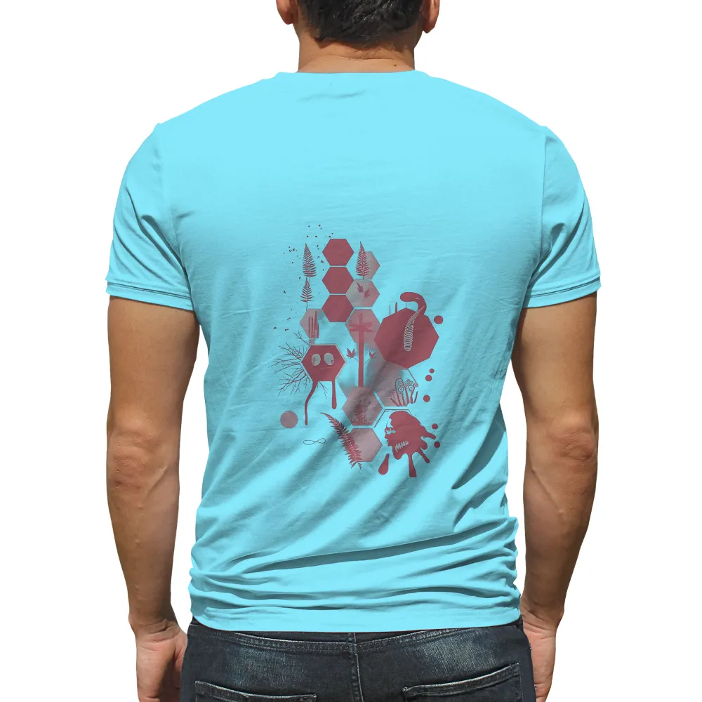 Shirts Graphic Tees: Whimsical Creature in a Dreamlike Forest| dreamlike forest