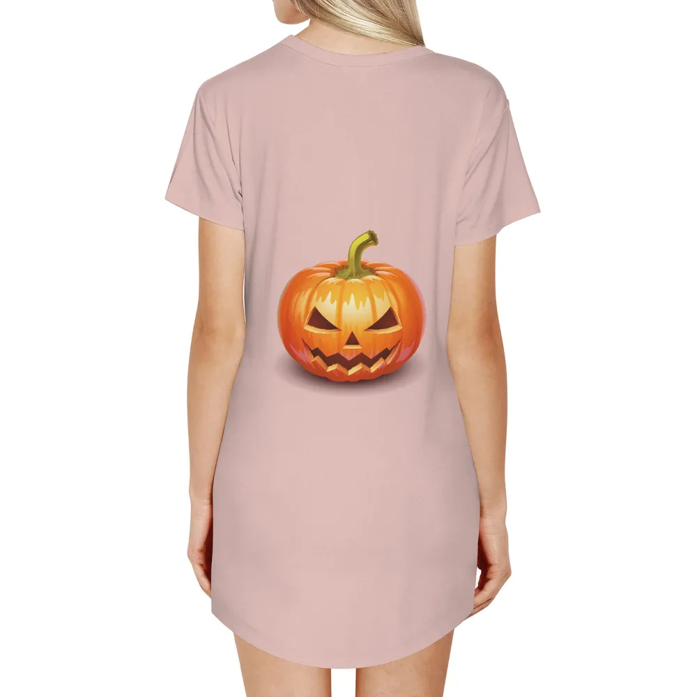 TShirt Printing: Halloween Pumpkin Art - Spooky Festive Design|cricket t shirt design 2022