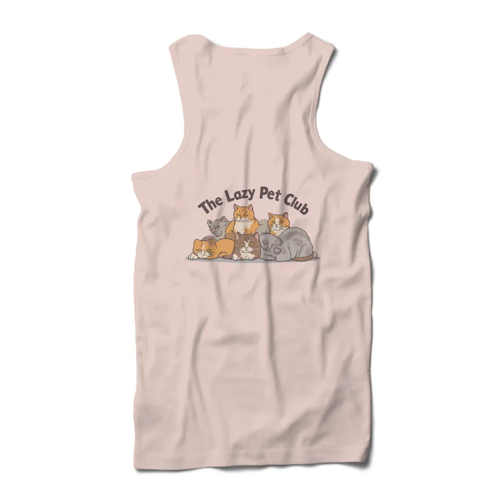 Custom Pet Design: The Lazy Pet Club - Cats, Relaxation, and Companionship|men's apt 9 untucked comfort knit button down shirt