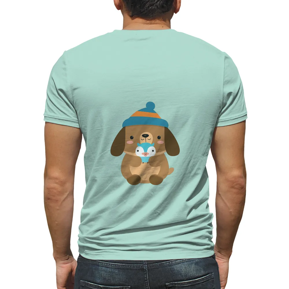 T-Shirts Pattern: Max and the Little Blue Bird - Friendship and Warmth|4th of july makes me want a hot dog