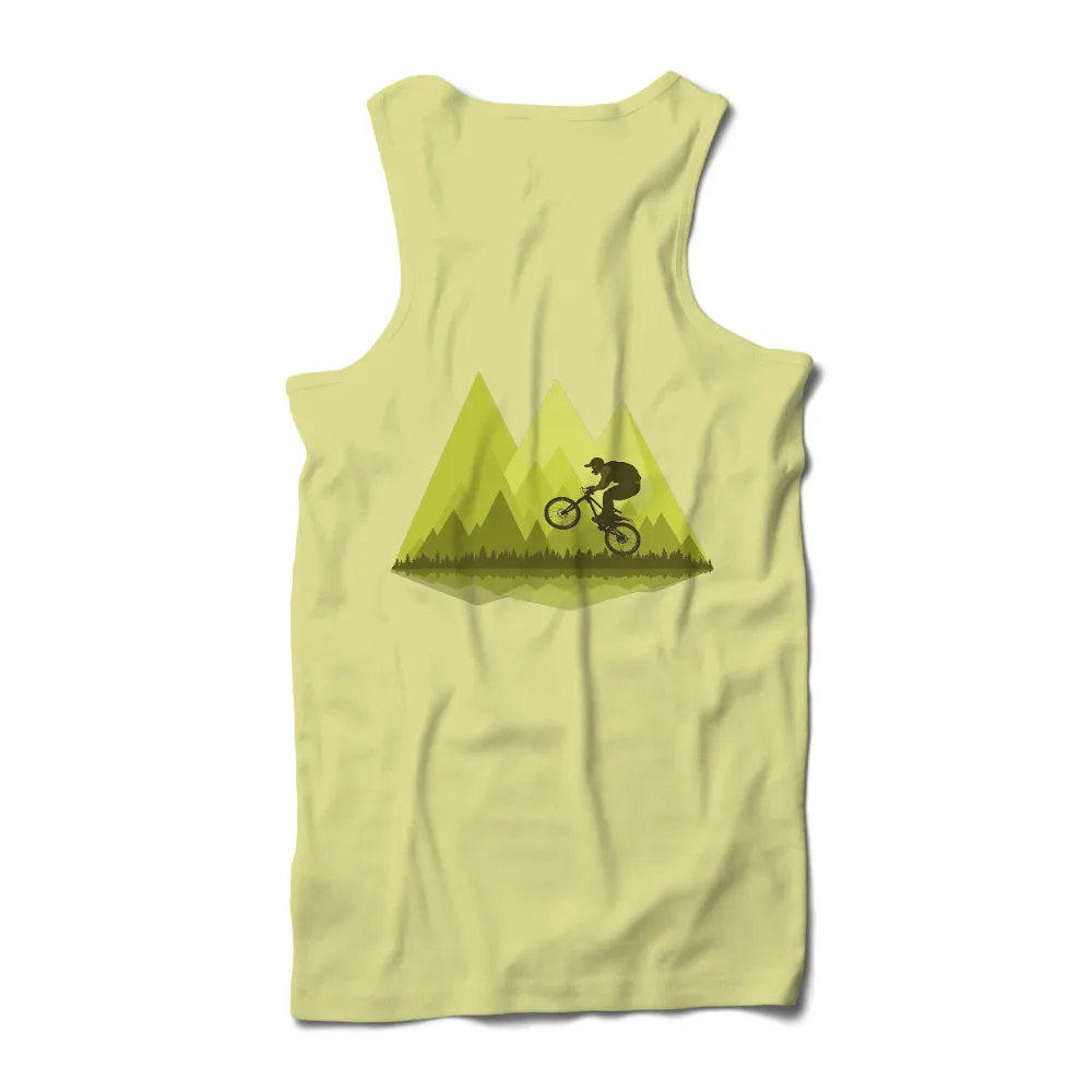 TShirt Design: Epic Mountain Biking Adventure| natural landscape