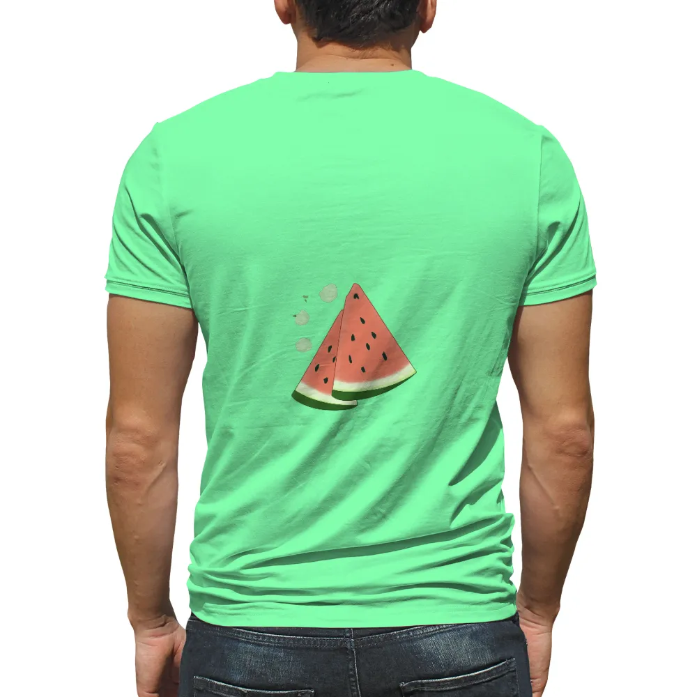 Tee Shirt Printing: Summer Watermelon Bliss|summer graffiti