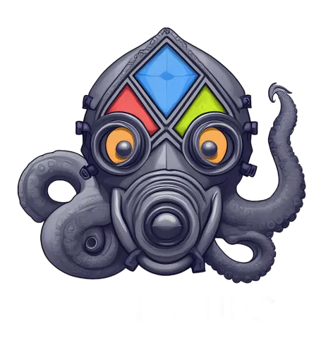 T-Shirts Design: Octo the Cyberpunk Guardian