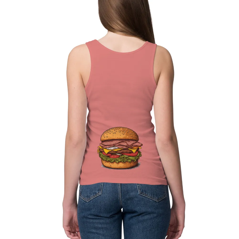 Customized Tee Shirts: The Art of the Perfect Burger|mens embroidery tricolor knitted texture short sleeve t shir