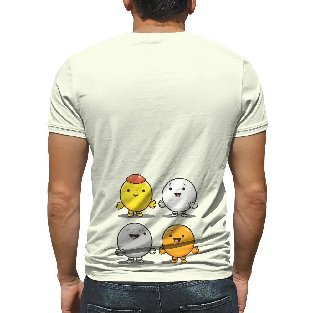 Custom T-Shirt Printing: Spread Joy with Colorful Characters|a fun thing to do in the morning shirt