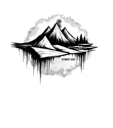 Graphic Tees: Mountains Reflect Inner Peace